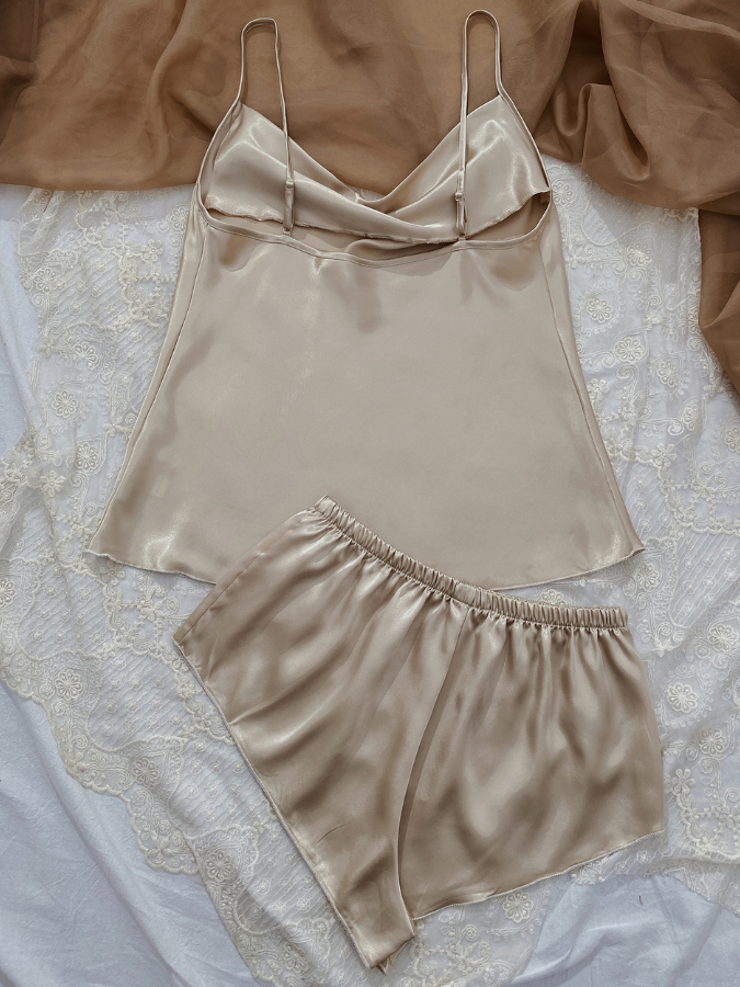 Pijama Feminino Sweet Comfort - Conjunto BabyDoll e Shorts Fresquinho LooseFit | Tecido Super Macio e Confortável