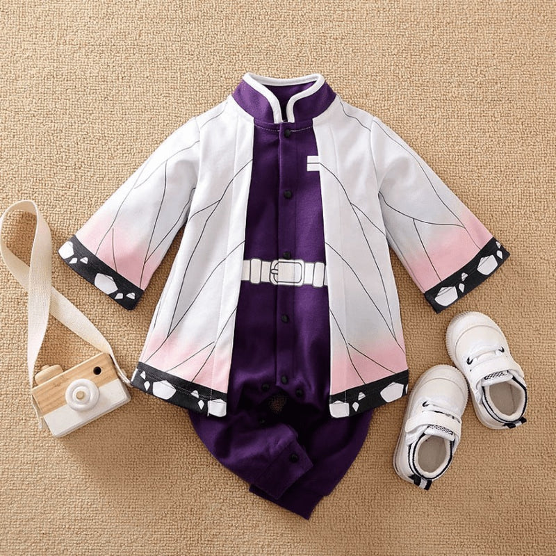 Roupinha de Bebê Anime Demon Slayer Cosplay