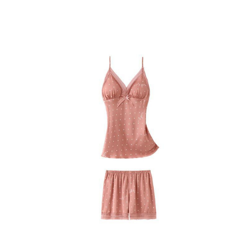 Pijama Feminino SleepWear - Conjunto 5 Peças, Roupão, Camisola, Calça, Shorts e BabyDoll em Seda Cetim | Toque de Seda Super Confortável