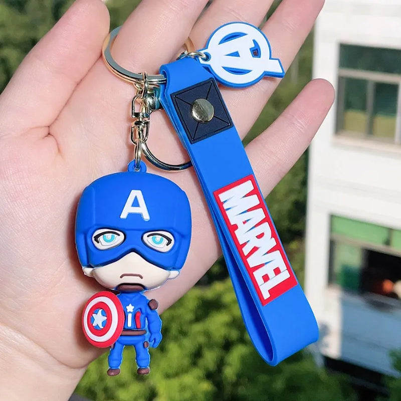 Chaveiro Super Heroes em Silicone Marvel DC Quality