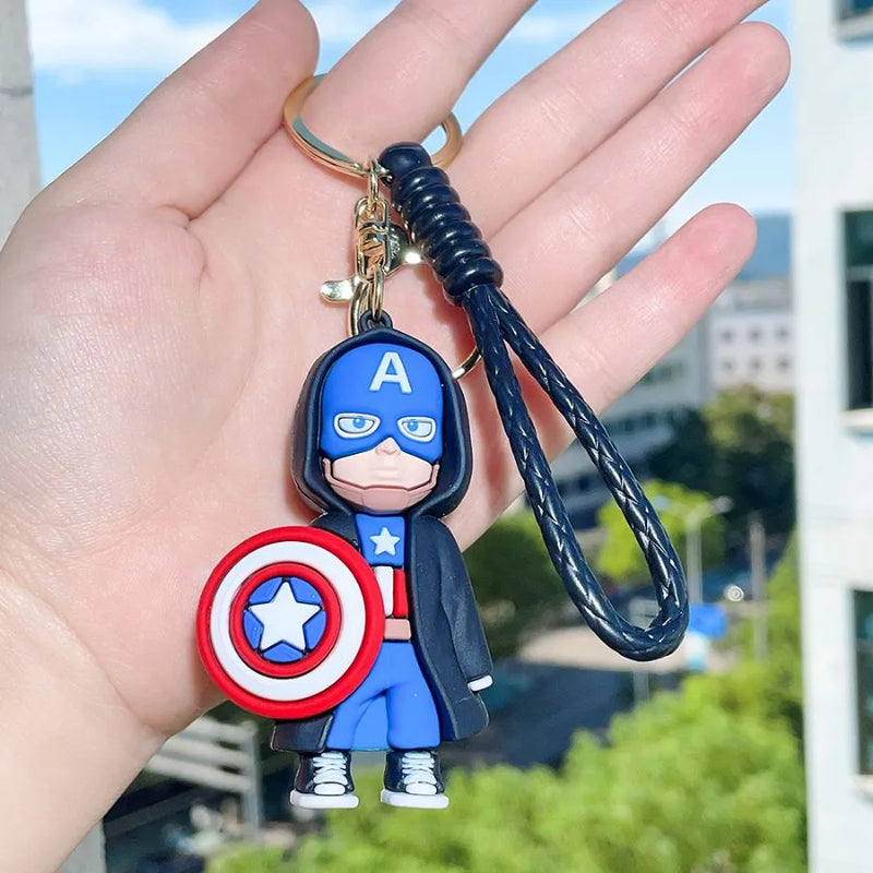 Chaveiro Super Heroes em Silicone Marvel DC Quality