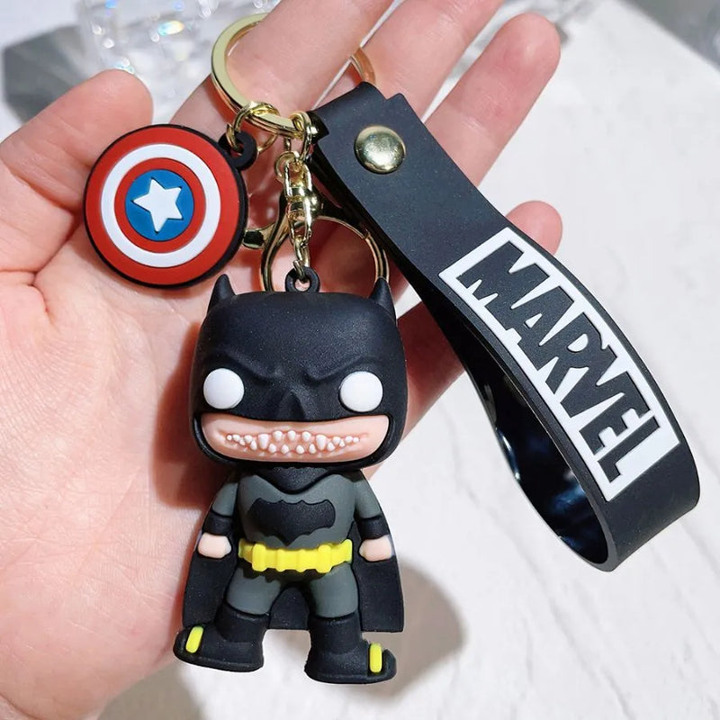Chaveiro Super Heroes em Silicone Marvel DC Quality