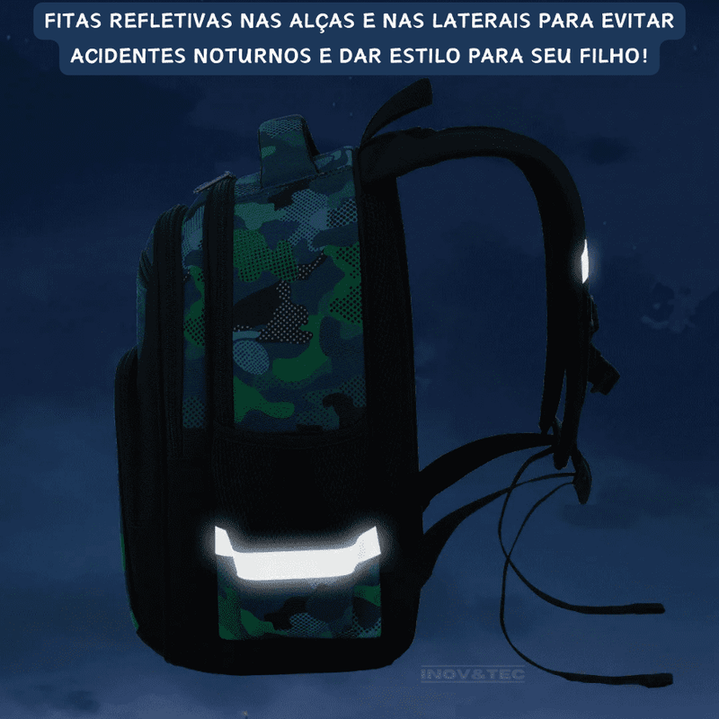 Mochila Infantil Amigo Dino - Volta as Aulas Com Grande Estilo