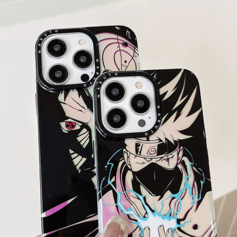 Capinha de Celular para IPhone Holográfica Naruto