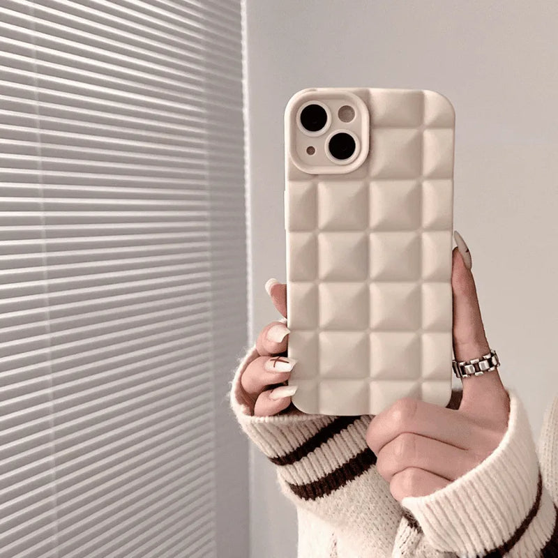 Capinha de Celular para Iphone em Silicone Anti-impacto com Proteção 360º Fashion 3D