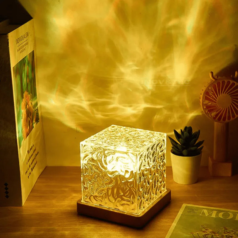 Luminária Cristal LED Magic Water - Efeito de Piscina e Aurora Boreal Para Decorar e Transformar o Ambiente [ÚLTIMAS 20 PEÇAS DISPONÍVEIS EM PROMOÇÃO]