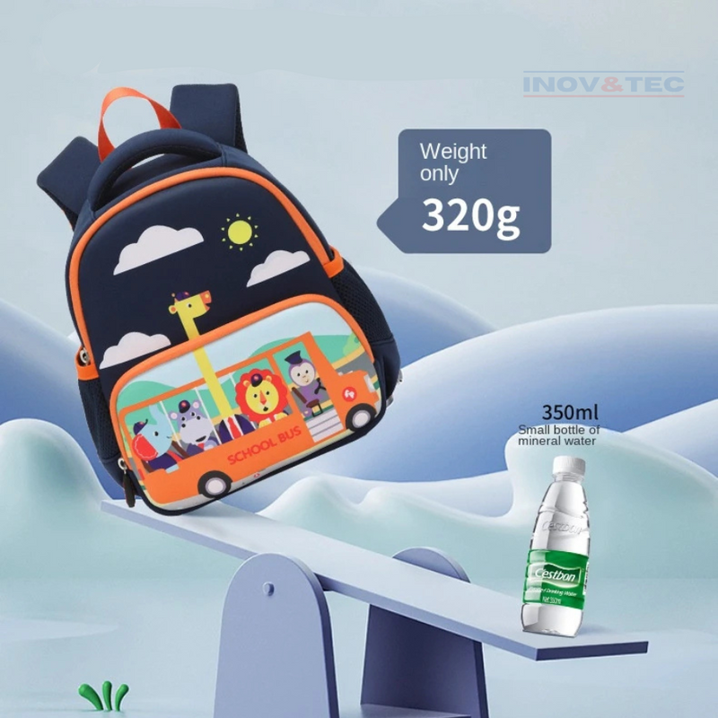 Mochila Infantil à Caminho da Escola - Desenhos Divertidos Para Seu Pequeno Sorrir