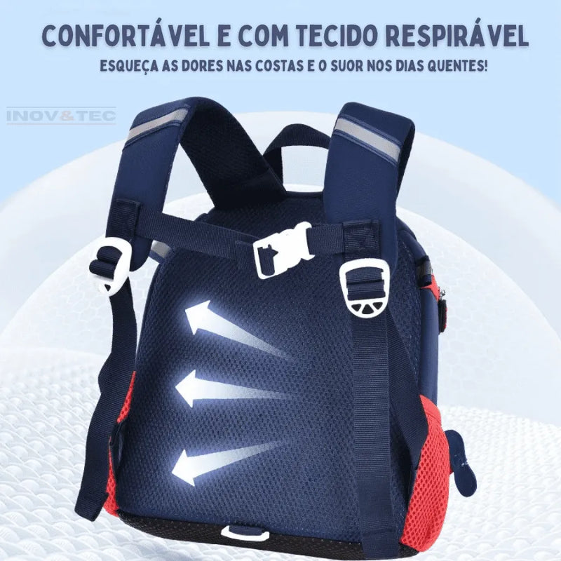 Mochila Infantil Pequeno Piloto - Confortável Como Uma Nuvem
