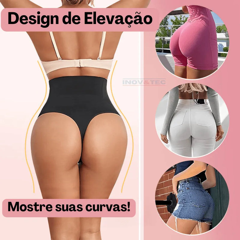 Cinta Modeladora Feminina SlimFit - Modela a Cintura, Esconde a Pochete e Empina o Bumbum Sem Enrolar e Sem Incômodos