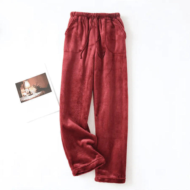 Calça De Pijama Peluciada Cozy Cloud | Quentinha, Macia e Super Confortável