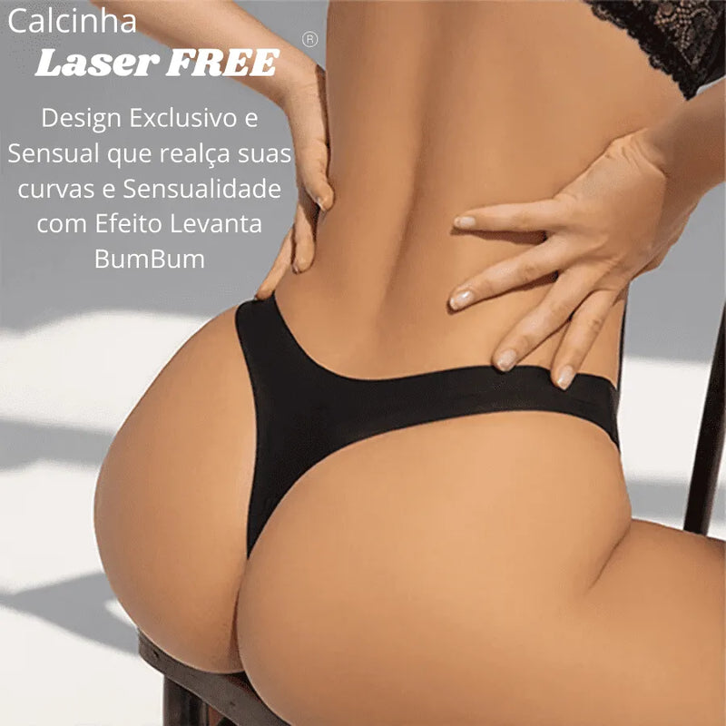Calcinha Premium sem Costura a Laser e Confortável Laser Free [PAGUE 4 e LEVE 7]