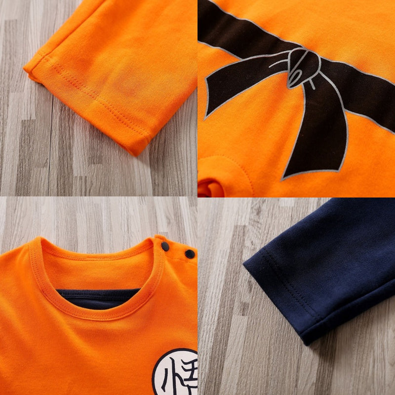Macacão de Bebê Cosplay Dragon Ball Z