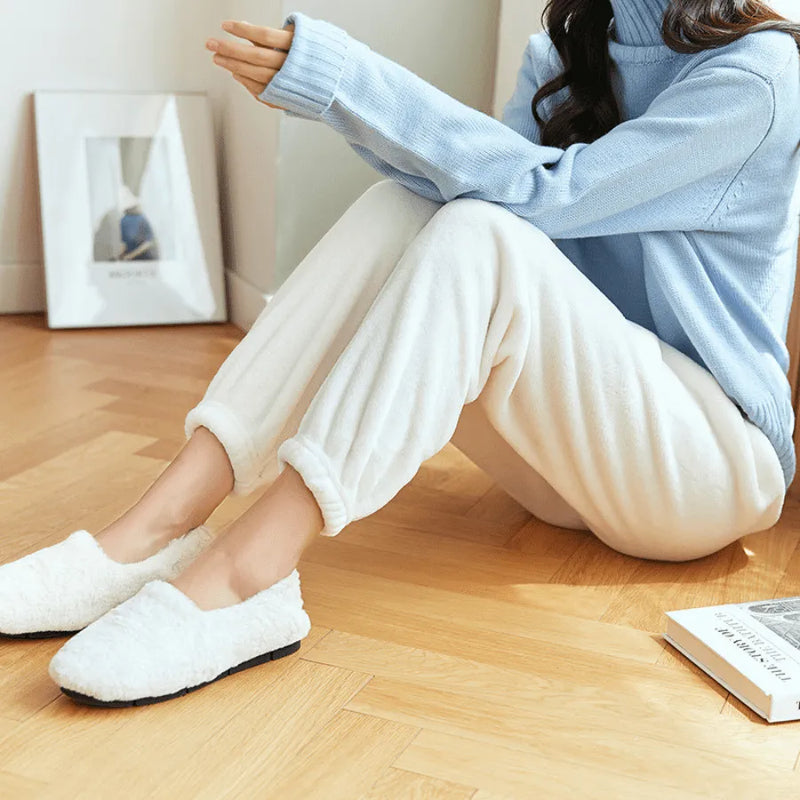 Calça De Pijama Feminina Peluciada Fleece Comfort | Quentinha, Macia e Super Confortável