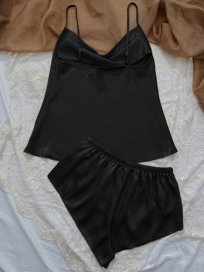 Pijama Feminino Sweet Comfort - Conjunto BabyDoll e Shorts Fresquinho LooseFit | Tecido Super Macio e Confortável