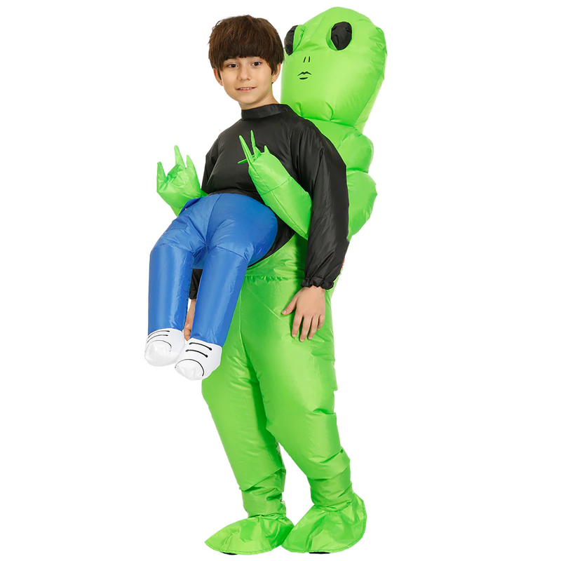 Fantasia Unissex Criativa para Todas as Festas Alien ET Inflável