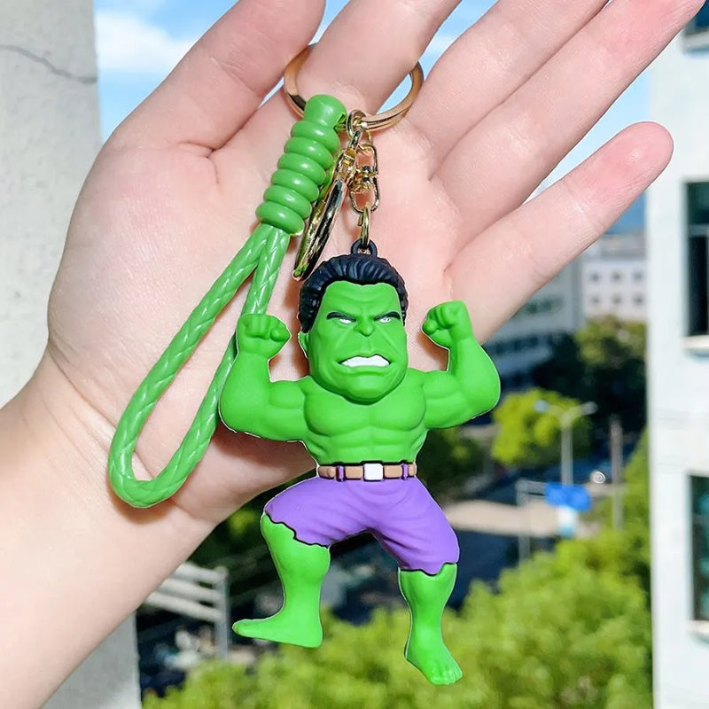 Chaveiro Super Heroes em Silicone Marvel DC Quality