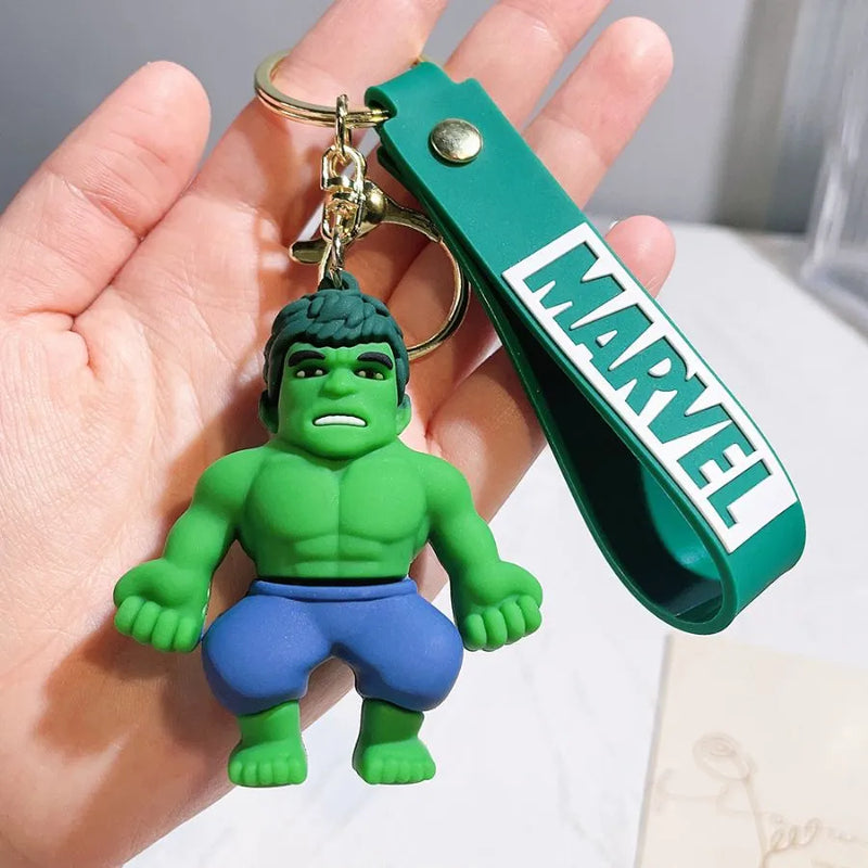 Chaveiro Super Heroes em Silicone Marvel DC Quality