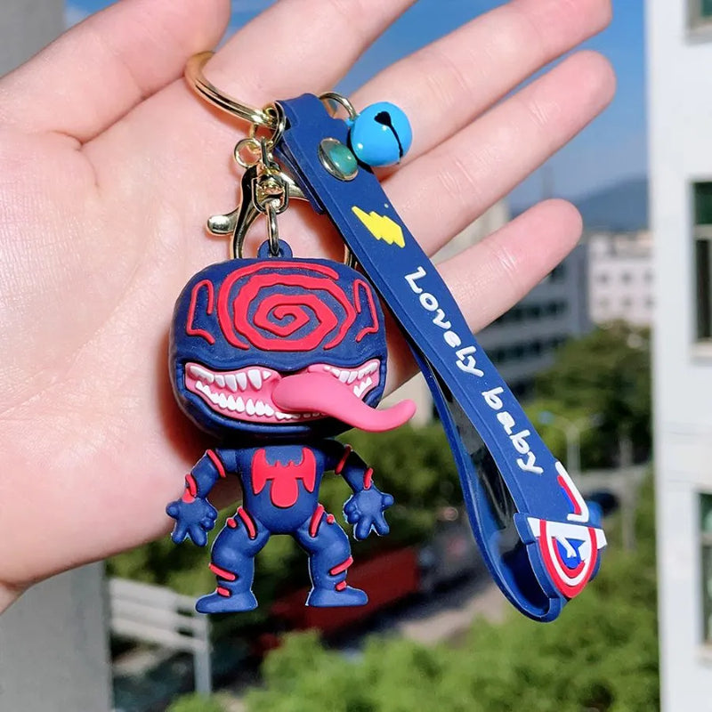 Chaveiro Super Heroes em Silicone Marvel DC Quality