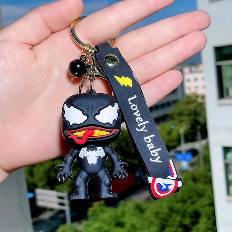Chaveiro Super Heroes em Silicone Marvel DC Quality