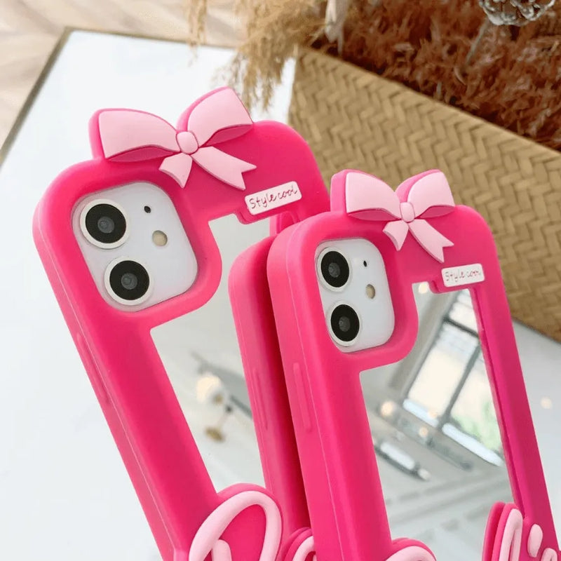 Capinha Iphone Barbies Dolls Com Espelho - Case de Alta Proteção e Resistência