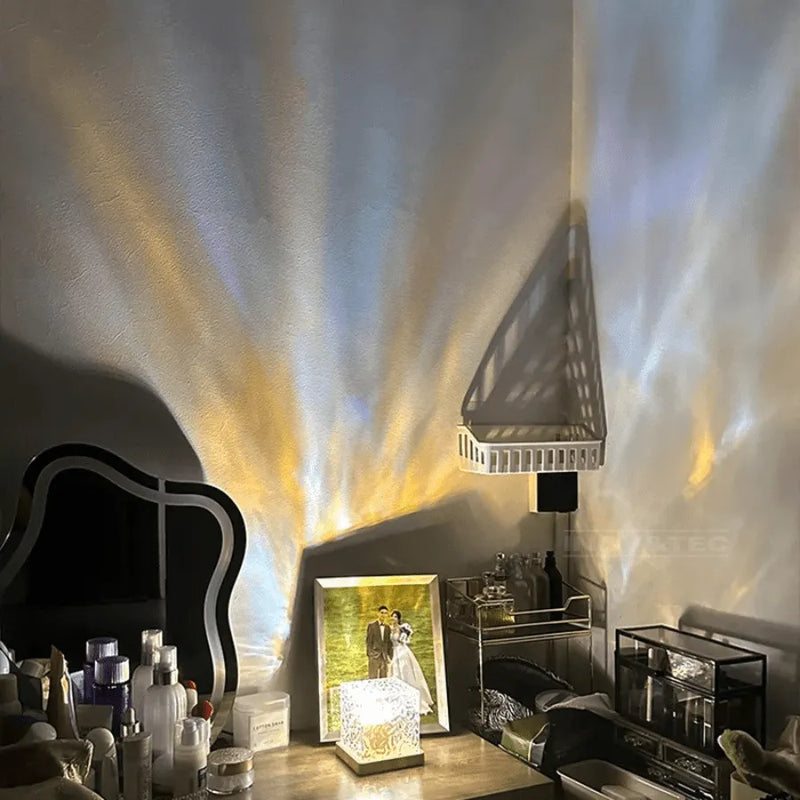 Luminária Cristal LED Magic Water - Efeito de Piscina e Aurora Boreal Para Decorar e Transformar o Ambiente [ÚLTIMAS 20 PEÇAS DISPONÍVEIS EM PROMOÇÃO]