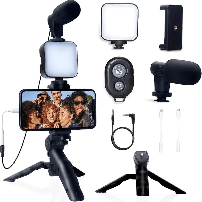 Kit Blogueira Vlog Star - Melhore a Qualidade Do Seu Conteúdo e Veja Os Resultados! | Últimas 20 unidades com 50% De Desconto