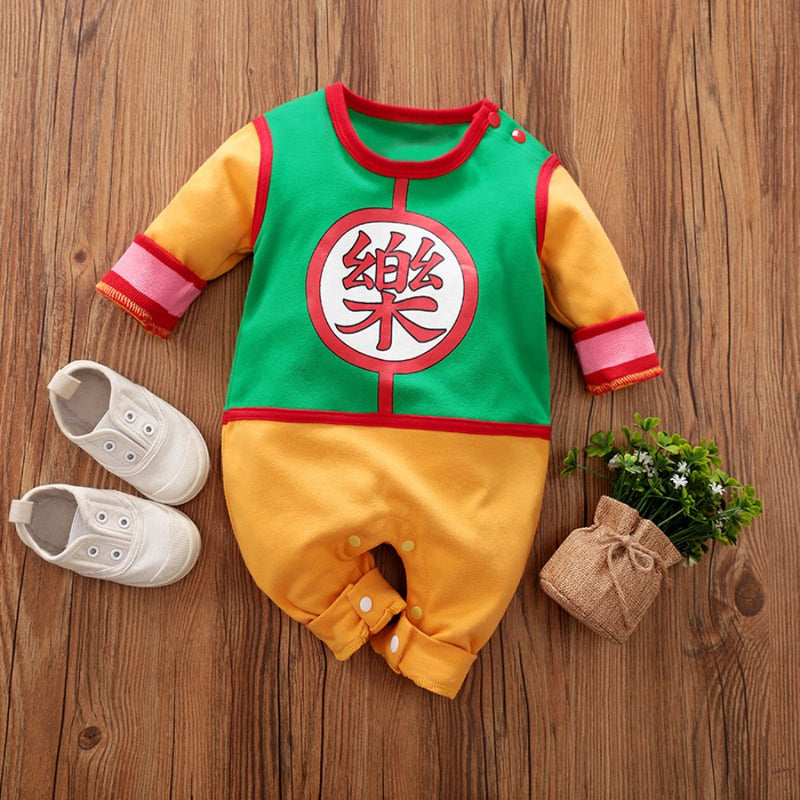 Macacão de Bebê Cosplay Dragon Ball Z
