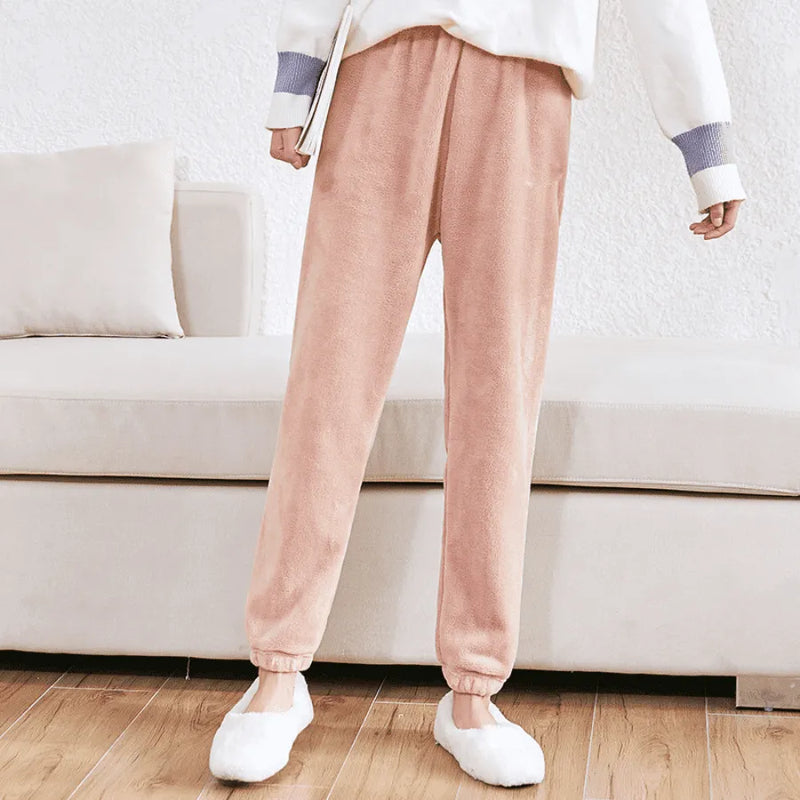 Calça De Pijama Peluciada Snug Nights - Cintura Elástica | Quentinha, Macia e Super Confortável