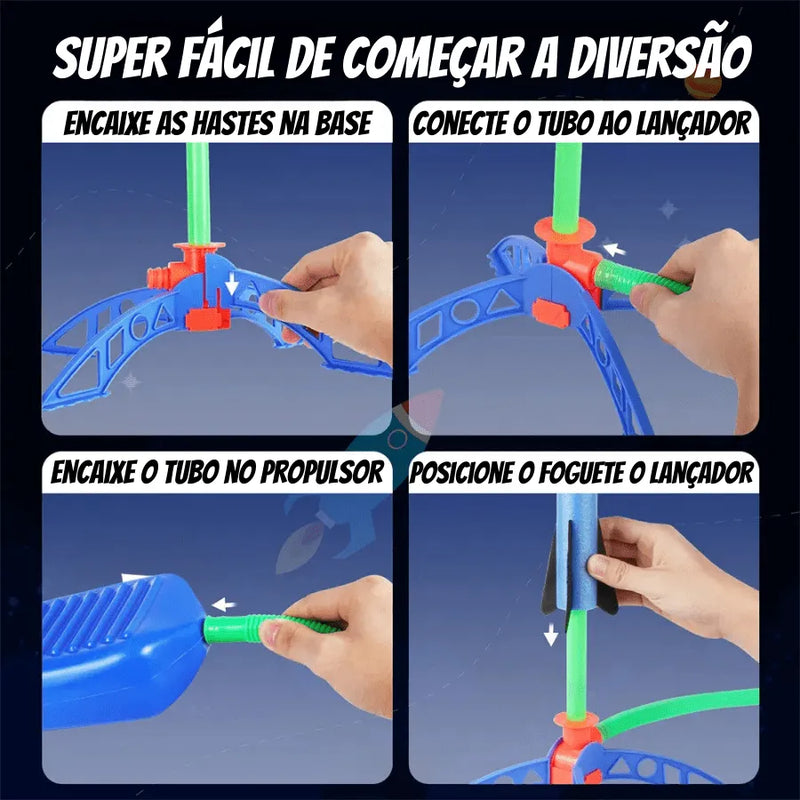 Brinquedo Lançador de Foguete Rocket Fire