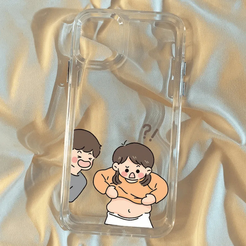 Capinha Iphone Casal "Bora Pra Academia!" - Case de Alta Proteção e Resistência
