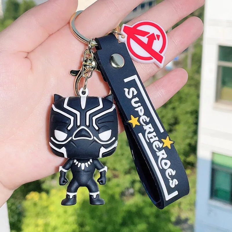 Chaveiro Super Heroes em Silicone Marvel DC Quality