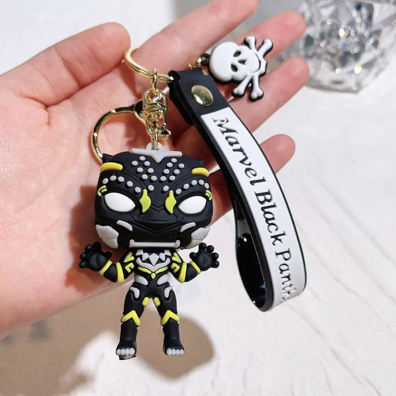 Chaveiro Super Heroes em Silicone Marvel DC Quality