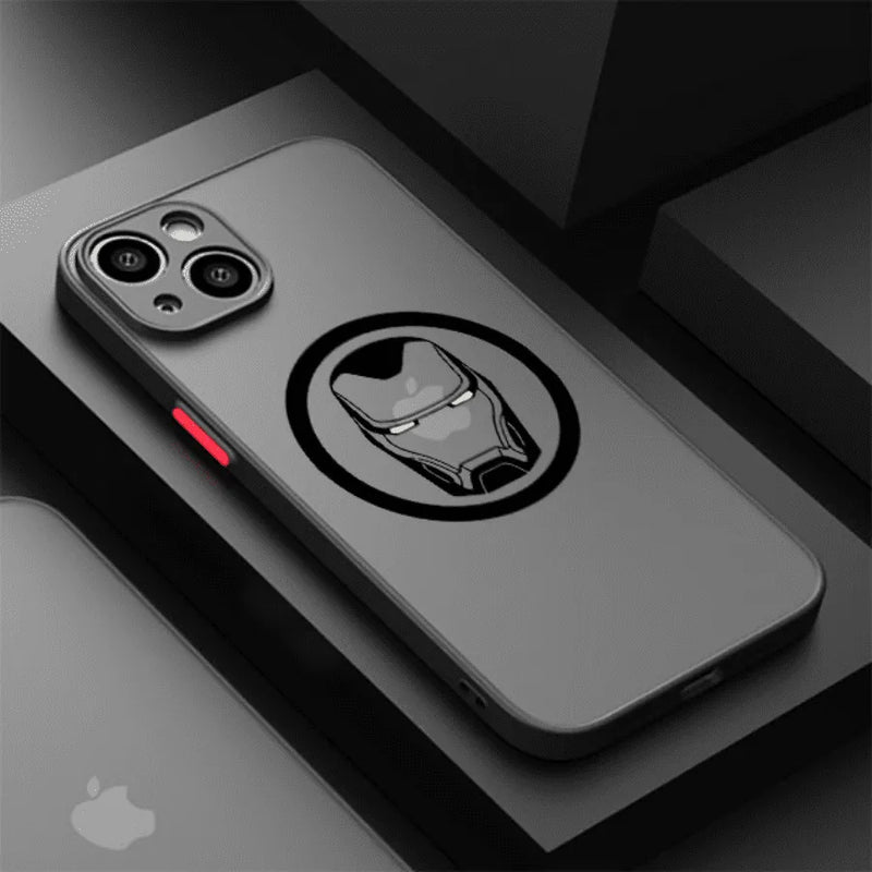 Capinha de Celular para Iphone Translúcida Marvel The Vingadores