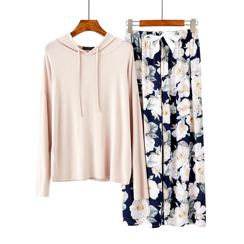 Pijama Feminino Floral Charming - Conjunto Com Calça e Camisa Longa Conforto Absoluto | Macio, Leve e Elegante