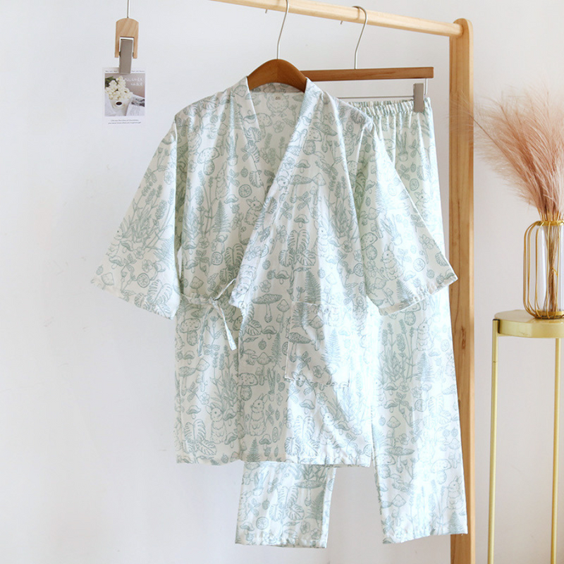 Pijama Feminino Cotton Blossom - Conjunto Calça e Camisa Curta em 100% Algodão | Macio, Leve e Super Confortável