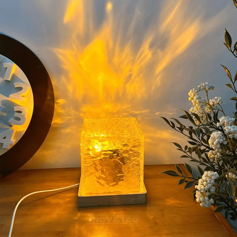 Luminária Cristal LED Magic Water - Efeito de Piscina e Aurora Boreal Para Decorar e Transformar o Ambiente [ÚLTIMAS 20 PEÇAS DISPONÍVEIS EM PROMOÇÃO]