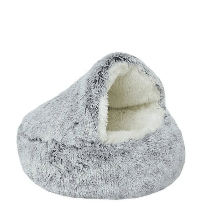 Cama PetPelúcia Original - Cama Para Pet Estilo Caverna Feita de Pelúcia | Conforto Máximo Para Seu Melhor Amigo