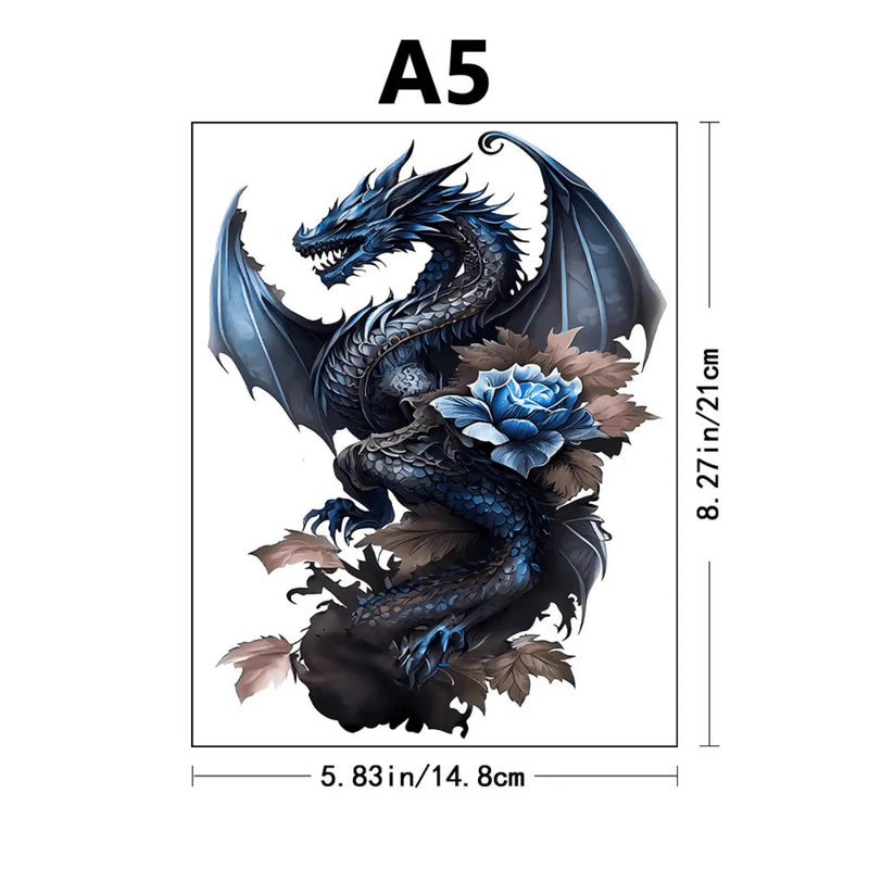 Quebra-Cabeça de Madeira Inova WOOD PUZZLE - Dragão Celestial | Diversão com Diversos Benefícios para Crianças e Idosos