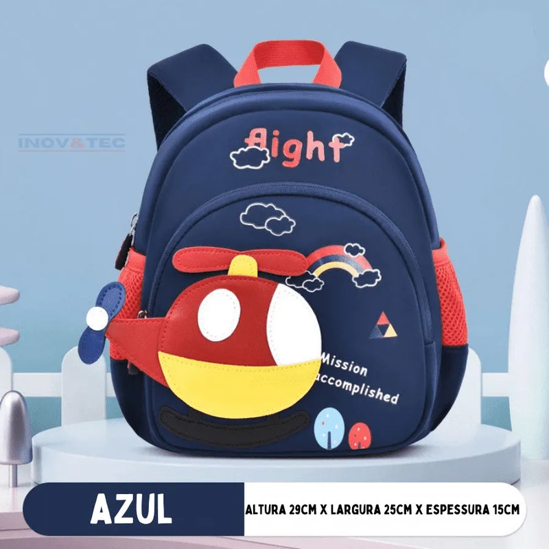 Mochila Infantil Pequeno Piloto - Confortável Como Uma Nuvem