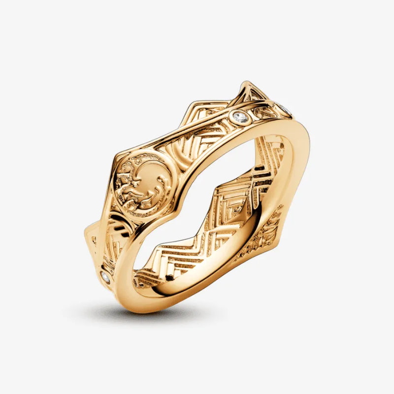 Anel Cravejado Banhado a Ouro e Prata House Of Dragon - SUPER PROMOÇÃO 50% DE DESCONTO + FRETE GRÁTIS | Últimas unidades