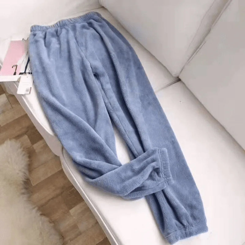 Calça De Pijama Peluciada Snug Nights - Cintura Elástica | Quentinha, Macia e Super Confortável