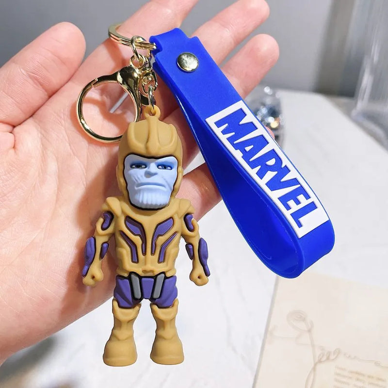 Chaveiro Super Heroes em Silicone Marvel DC Quality