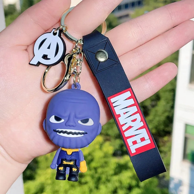 Chaveiro Super Heroes em Silicone Marvel DC Quality