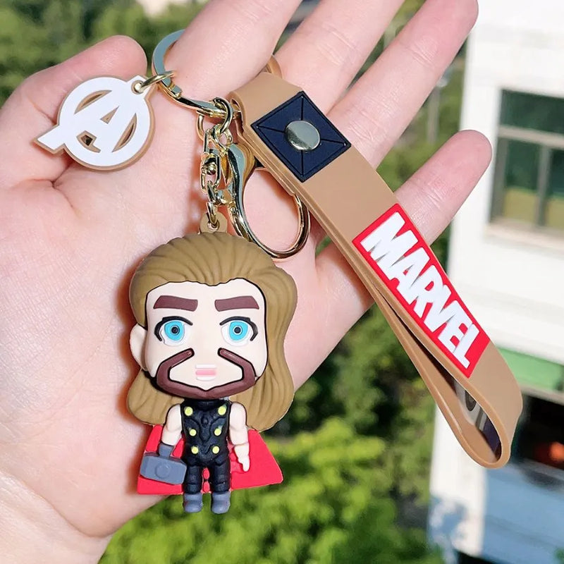 Chaveiro Super Heroes em Silicone Marvel DC Quality