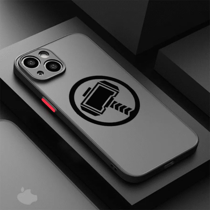 Capinha de Celular para Iphone Translúcida Marvel The Vingadores