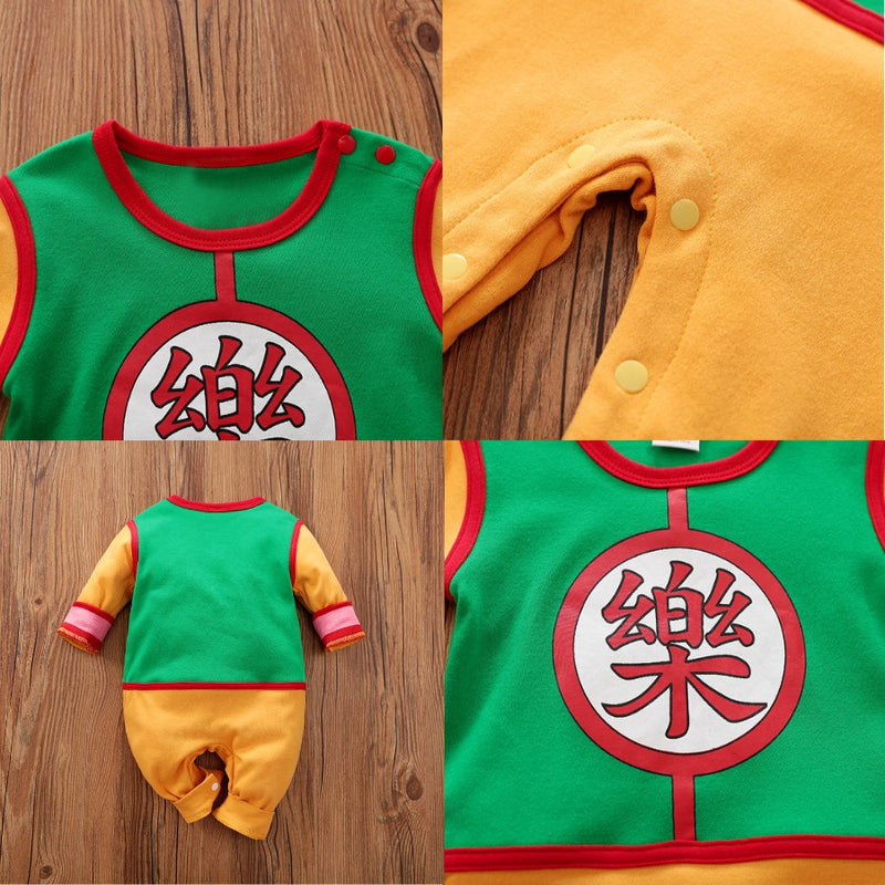 Macacão de Bebê Cosplay Dragon Ball Z