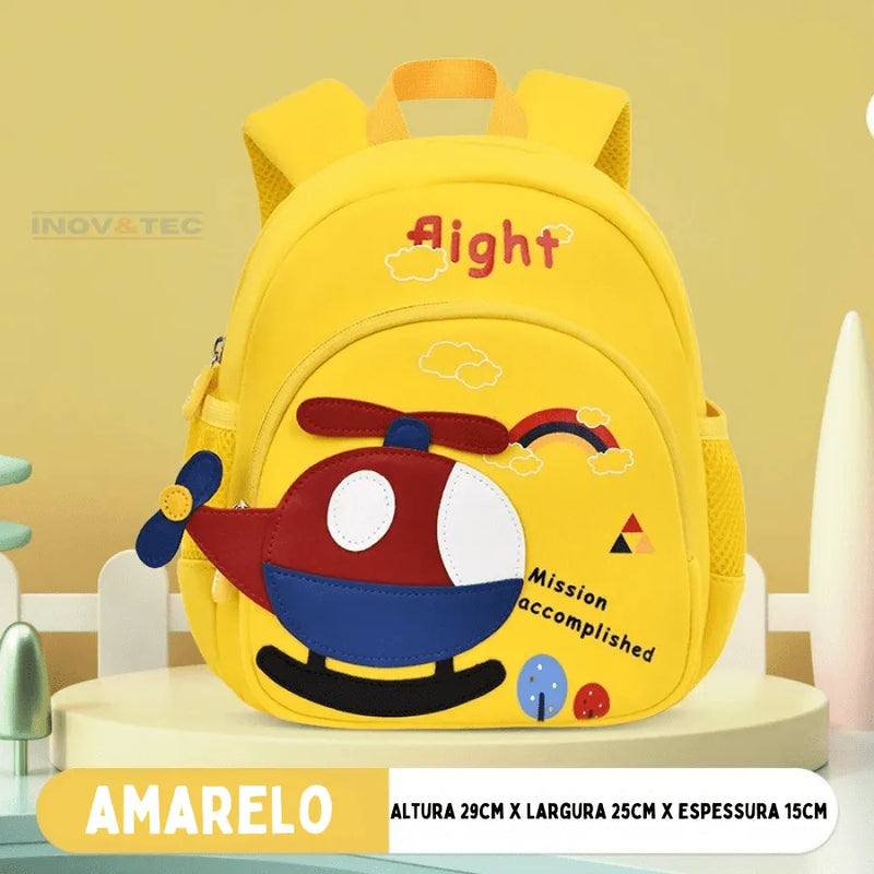 Mochila Infantil Pequeno Piloto - Confortável Como Uma Nuvem