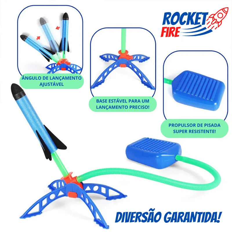 Brinquedo Lançador de Foguete Rocket Fire
