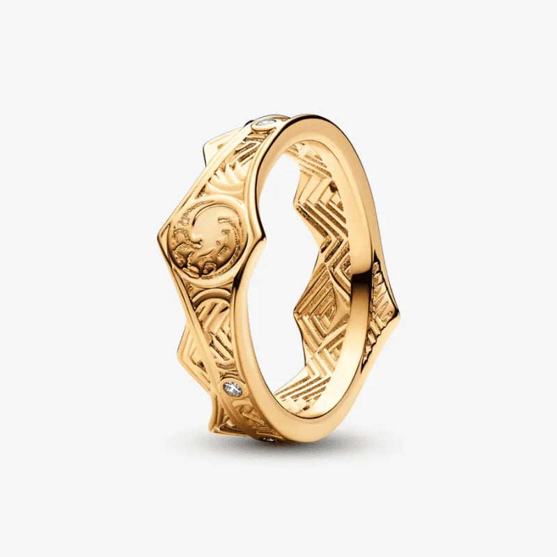 Anel Cravejado Banhado a Ouro e Prata House Of Dragon - SUPER PROMOÇÃO 50% DE DESCONTO + FRETE GRÁTIS | Últimas unidades