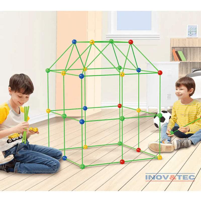 Kit de Construção Infantil Super Aventura - Últimas Unidades Com 50% Off + Tenda De Brinde